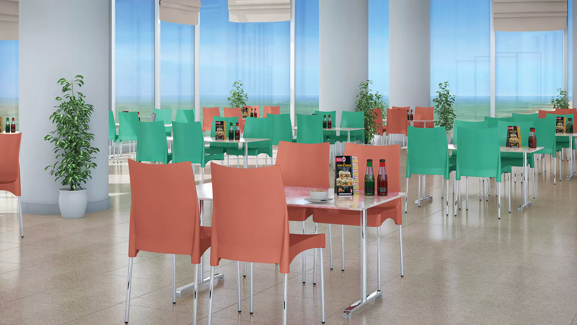 Food-Court Space Country Finance Tower Luxury Offices For Sale in Clifton Block 4 Karachi