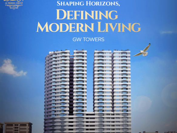 GW Tower Luxury Apartments for Sale in Block 2 Clifton Karachi