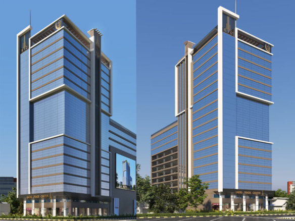 Sadiq Trade Center Premium Office Spaces For Sale in SMCHS Block 2 Pechs Karachi