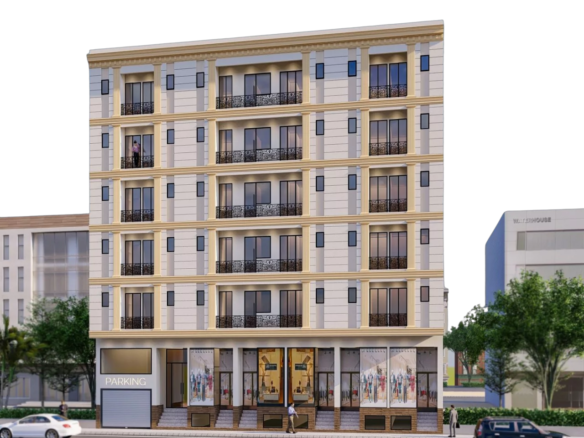 The Nishat Residency: Luxury 3 Bed Apartments and Showrooms in DHA Phase 6, Karachi