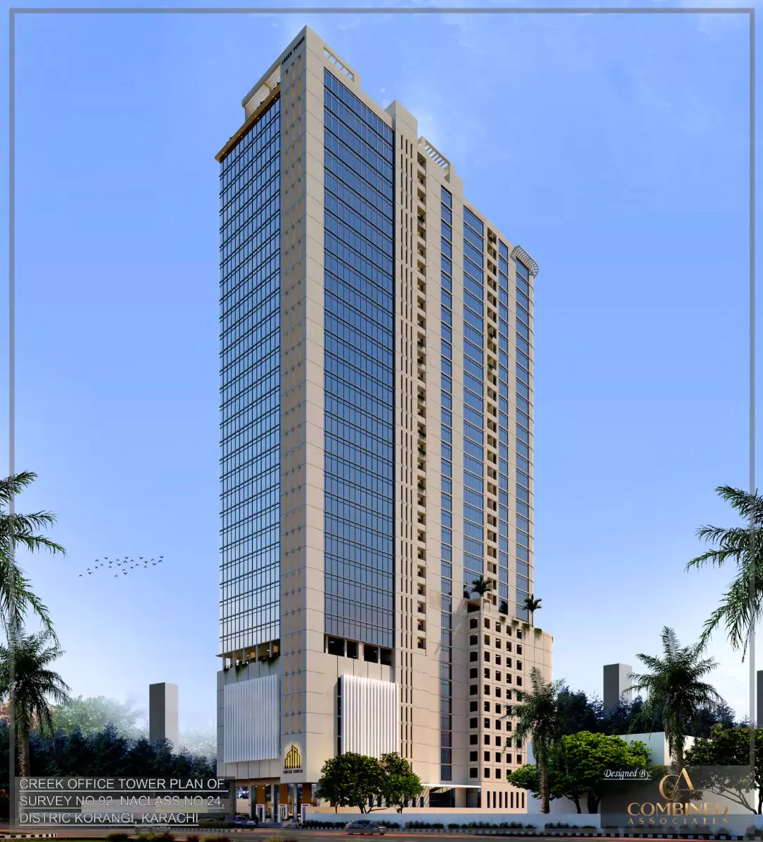 Creek Tower A New Office Project in Dha Phase 7 Ext, Karachi Designed for Modern Professionals