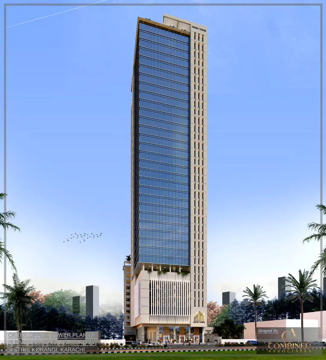 Creek Tower A New Office Project in Dha Phase 7 Ext, Karachi Designed for Modern Professionals