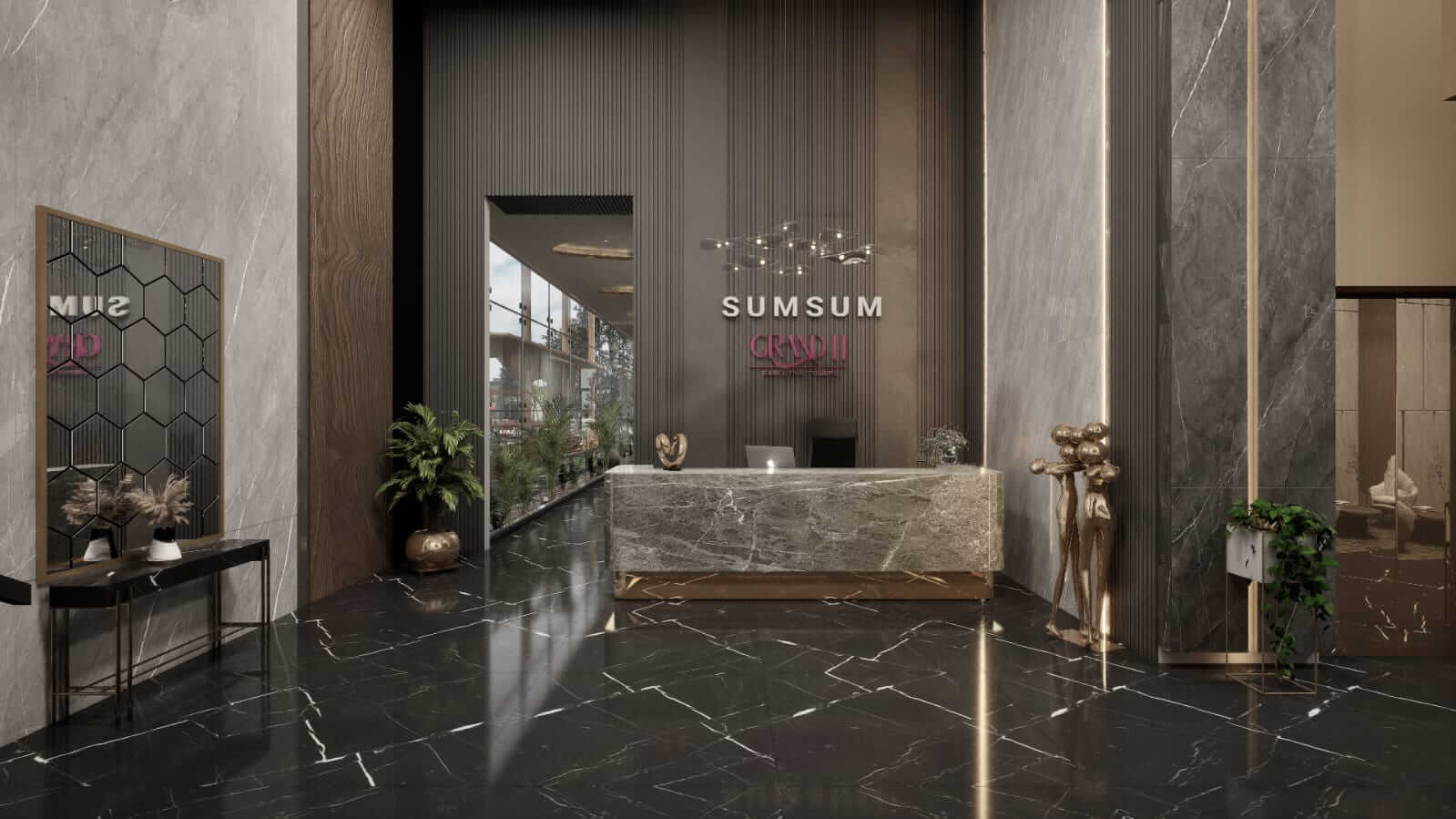 Sumsum Grand 2 Executive Tower At Main Jinnah Avenue Opposite Malir Cantt – Luxury Apartments in Karachi