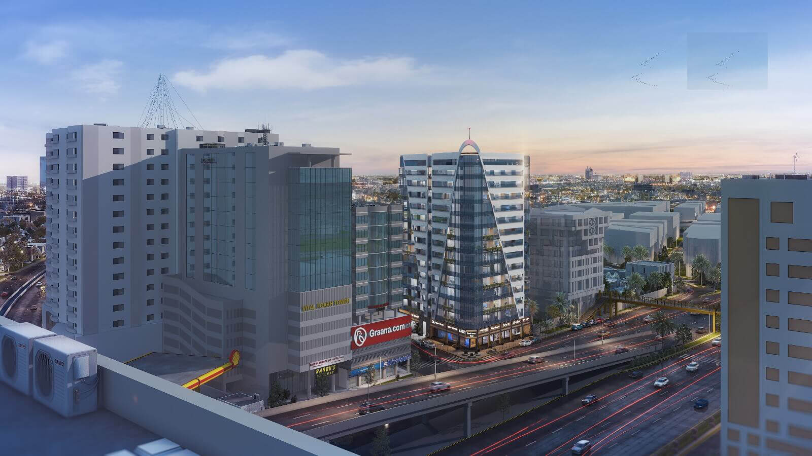 Business Bay Premium Office Investment on Shahrah-e-Faisal, Karachi