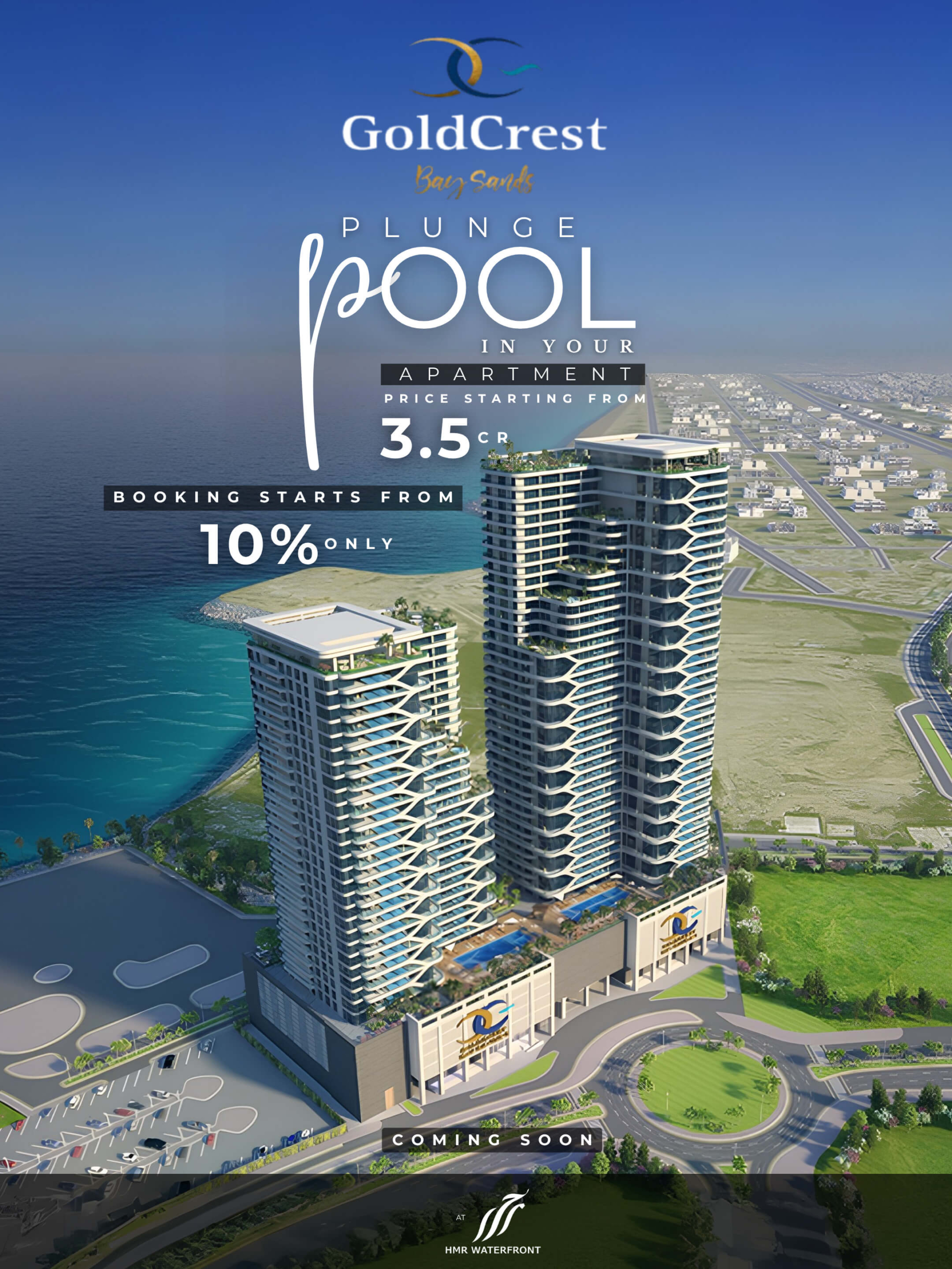 Goldcrest Baysand Apartment With Private Plunge Pool For Sale In Dha