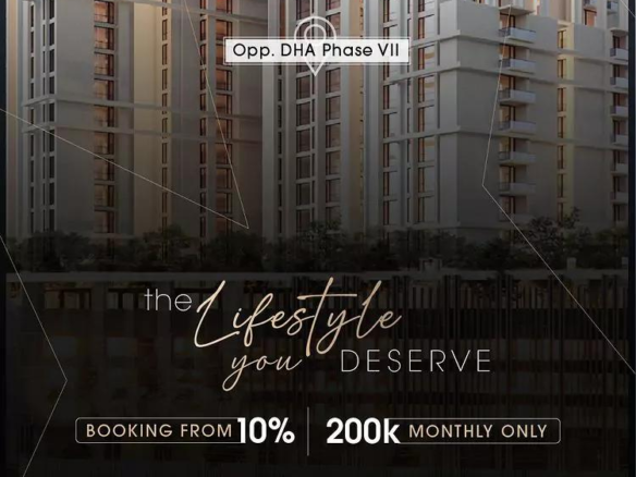 2 Bedroom Apartments For Sale in Falaknaz Tiara DHA Karachi