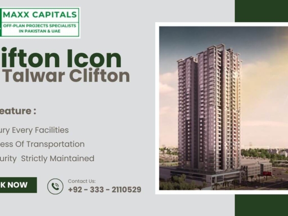 Clifton Icon – 3-Bedroom Apartment for Sale in Block 9 Clifton, Karachi