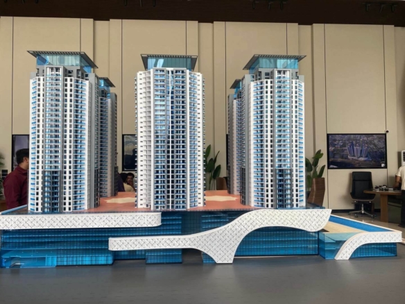 2 Bed Flat For Sale In Saima Center Point MA Jinnah Road